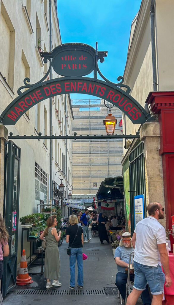 Marché des Enfants Rouges market Paris