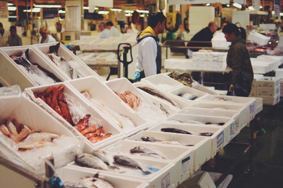 Billingsgate fish market london
