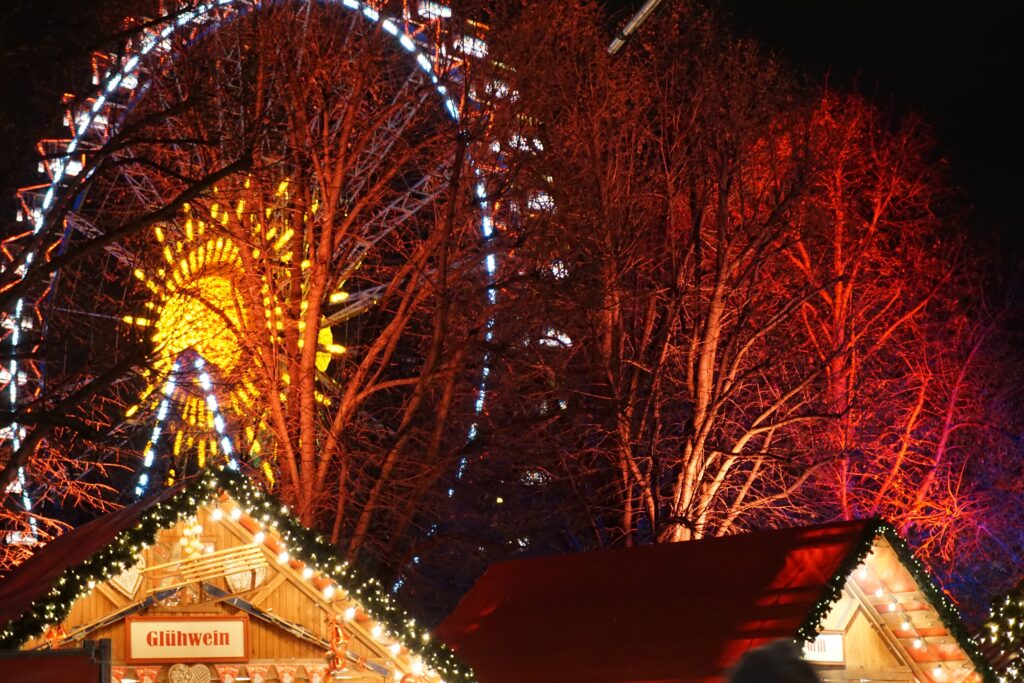 Riesenradplatz Winter Market in Vienna