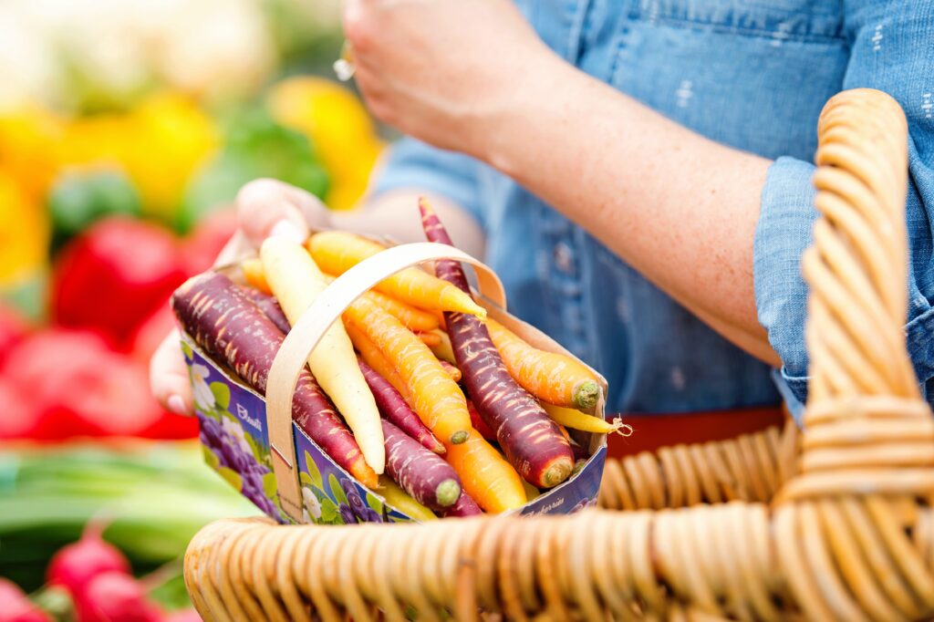 Organic market in Maastricht