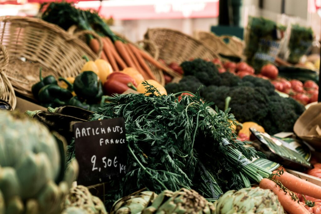 Jean Jaurès Market Place du Père Chaillet Organic Market