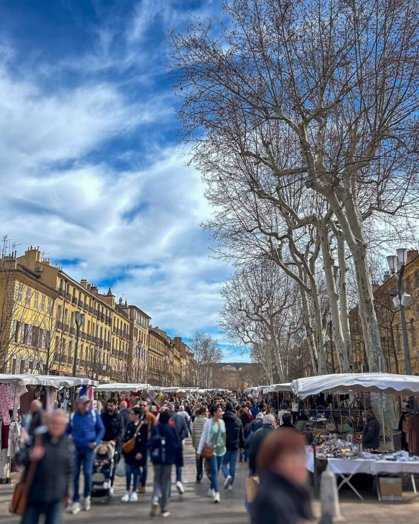 Aix en Provence Markets Cours Mirabeau