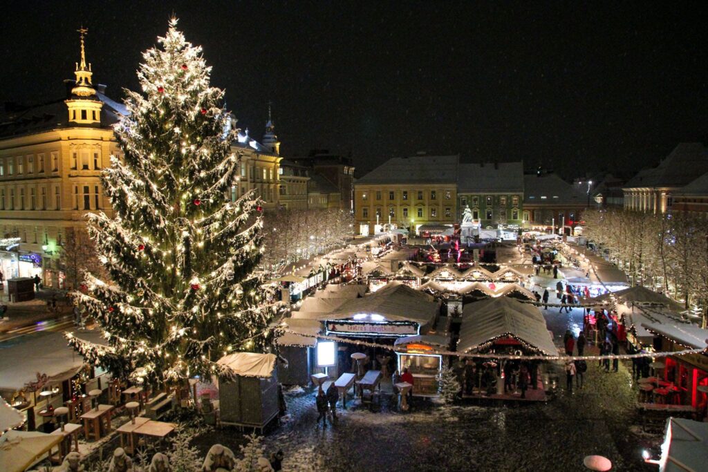 Christmas market in Klagenfurt