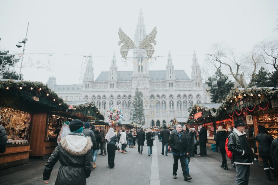 Christmas market in Vienna