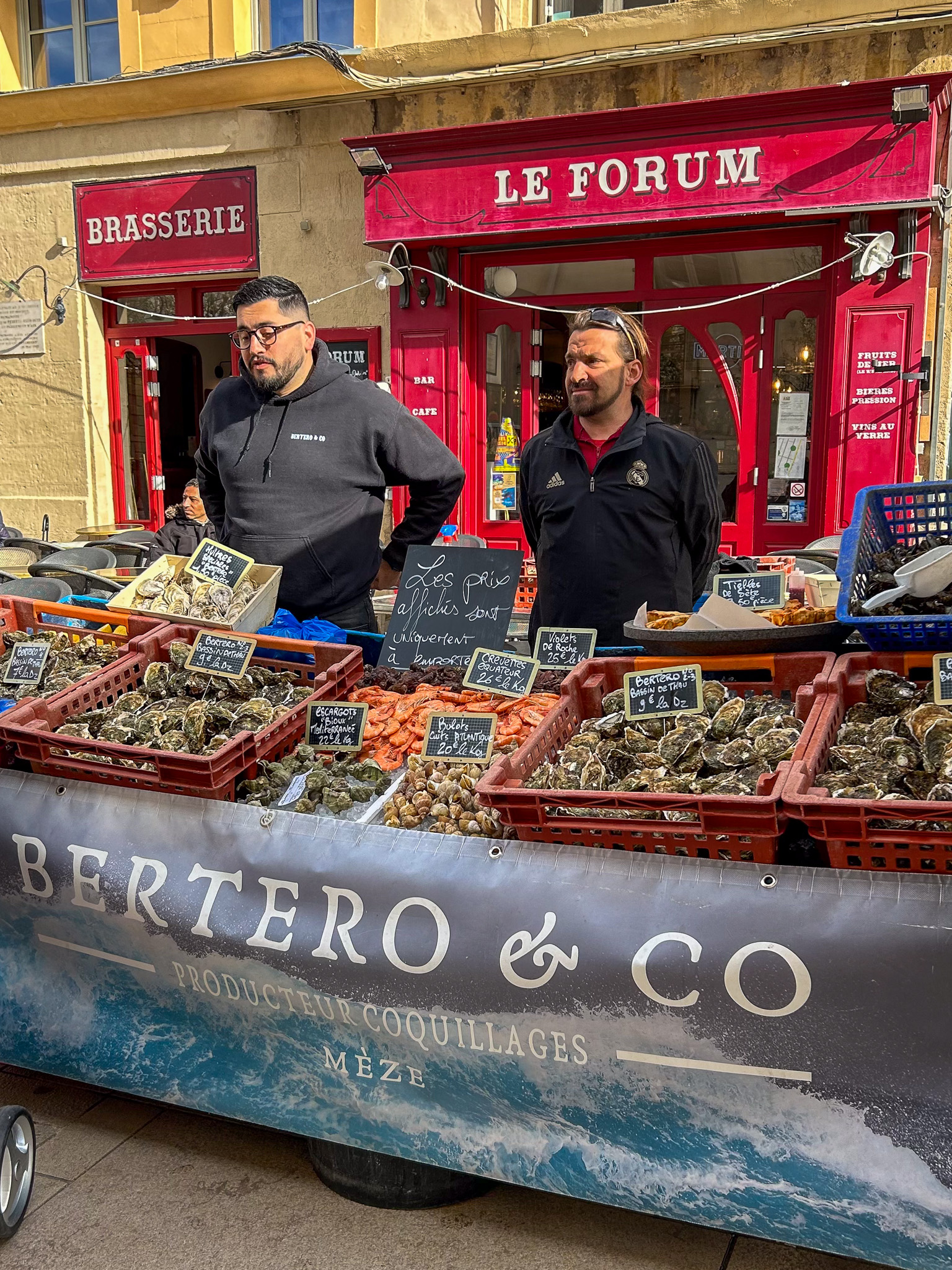 Bertero & Co oysters aix en provence