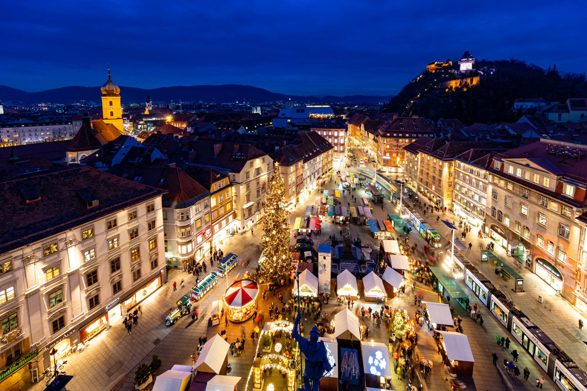 Karmeliterplatz Christmas Market, Graz - Where is the market?